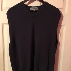 Old Navy Dark Blue V-Neck Sweater Vest Mens Large L